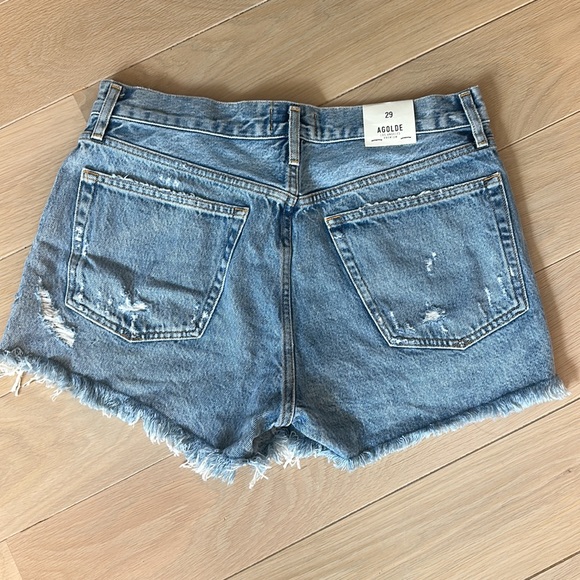 Agolde Parker Vintage Cut Off Shorts - Swapmeet - Picture 3 of 4